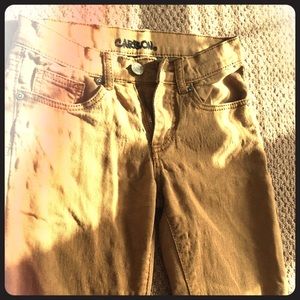 Carbon Skinny Jeans Khaki Tan